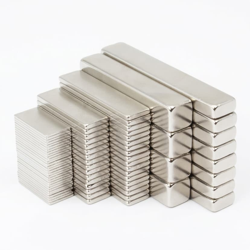 Neodymium arc segment magnets forming circles