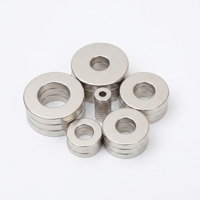 Ring magnets for motor and rotor assemblies
